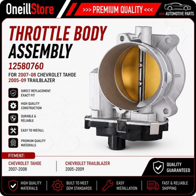 #ad #ad Throttle Body Assembly 12580760 For Chevy Tahoe Trailblazer GMC Envoy 4.2L $38.99