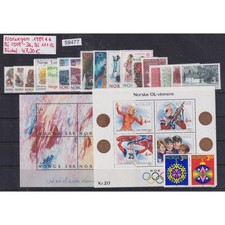 Norvège 1989, N° de timbre : ** Lot Complet