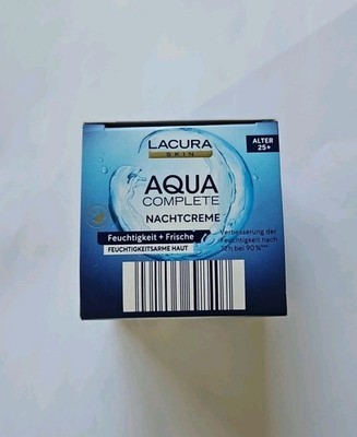 LACURA SKIN Aqua Complete Nachtcreme . Feuchtigkeit + Frische 50ml Vegan