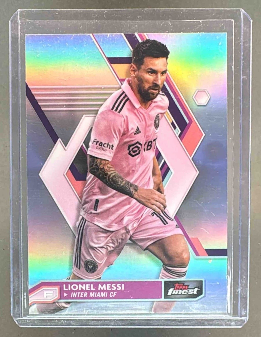 Lionel Messi 2023 Topps Finest MLS #1 Refractor
