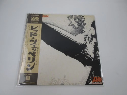 Led Zeppelin P-8041A with OBI Poster Japan LP Vinyl B