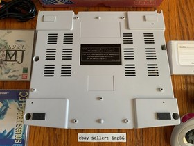 Sega Saturn white Japanese console system with box 2 games memory card US seller