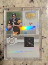 2004 leaf certified materials event worn jersey ben roethlisberger 275/1250