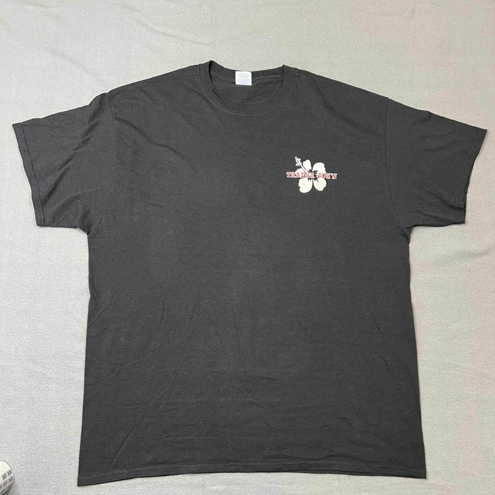 Trader Joe's T-Shirt Men's Size XL Black Cotton Short Sleeve Tee Employee
