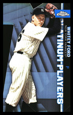 2021 Topps Chrome Update Whitey Ford #CPDC-61 Yankees Platinum Player Die Cut