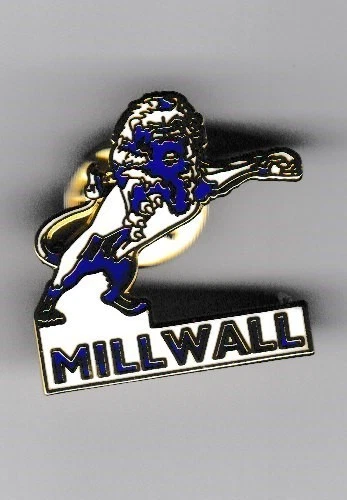 New Millwall FC (England) enamel metal lapel badge in excellent condition