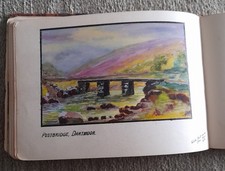 Antique Early 20th Century Sketch Book / Album / Artists Drawings / Diary 1930s