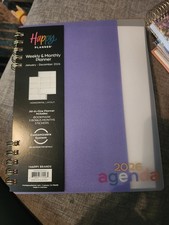 Happy Planner 2026 Weekly Monthly Planner With Stickers, Purple Agenda