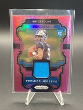 2023 Panini Prizm - Premier Jerseys Bryce Young #PJ-BY Pink Prizm (MEM, RC)
