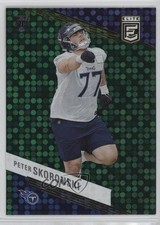 2023 Panini Donruss Elite Rookies Green Disco Peter Skoronski #175 02u6