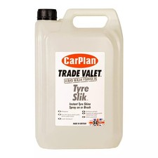 CarPlan Tyre Slik 5 Litre Instant Tyre Shine & Tyre Dressing  Spray Brush On 3.36 per litre
