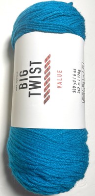 BIG TWIST VALUE YARN   1-Pk. SAPPHIRE. 1 combine Shipping, see details.