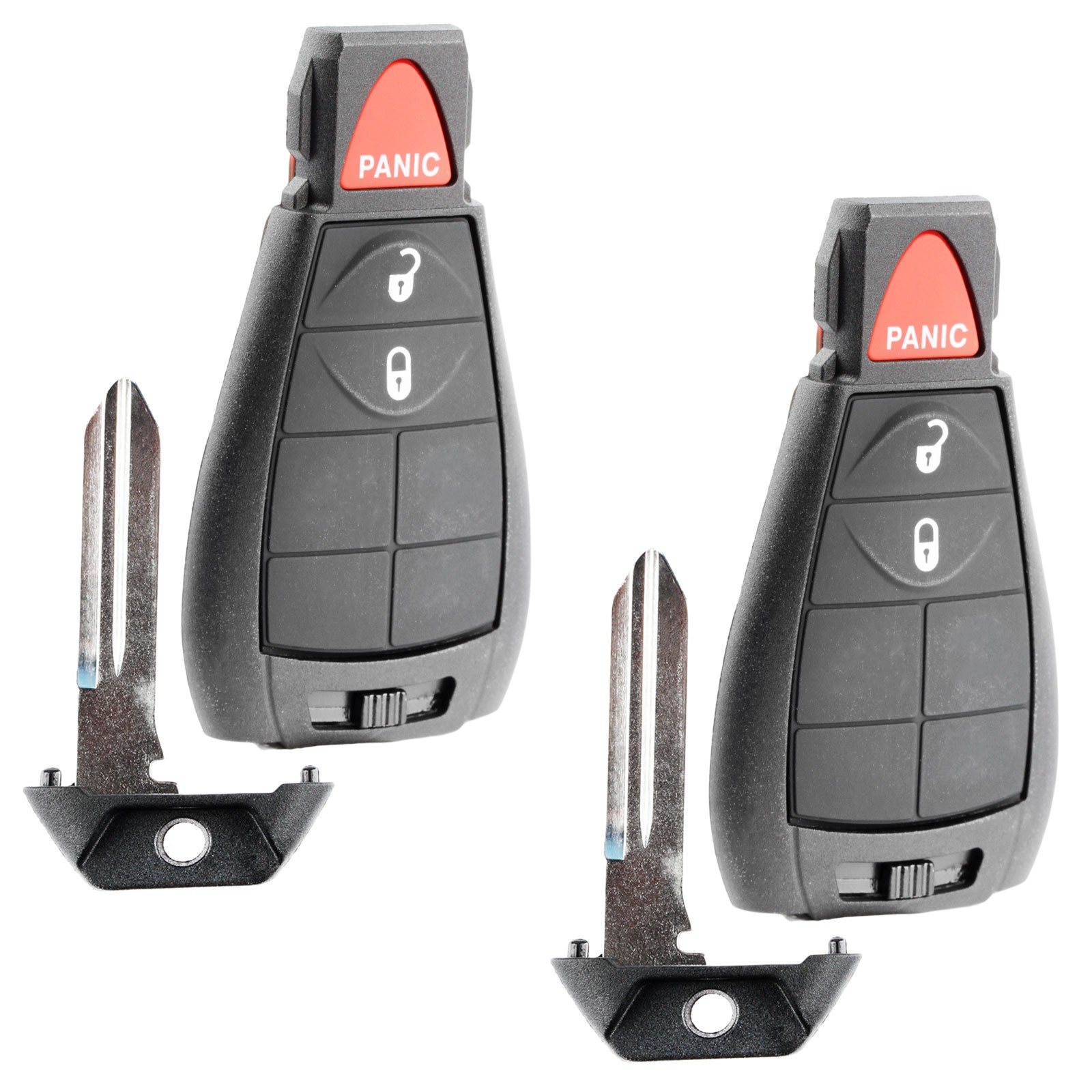 2 For 2009 2010 2011 2012 2013 Dodge Journey Keyless Entry Remote Car Key Fob