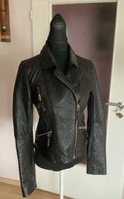 Hallhuber Lederjacke 34 Schwarz