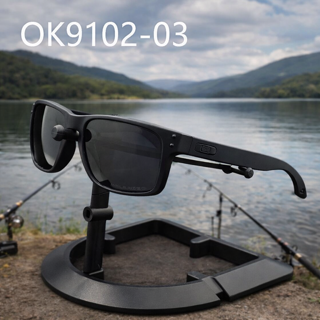 Oakley Holbrook Sunglasses Matte Black Frame Black Polarized Lens