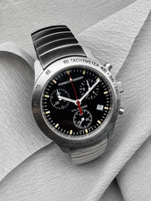 ORIGINAL PORSCHE DESIGN 1/10 SEC CHRONOGRAPH TACHYMETER EDELSTAHL FULLSET ETERNA