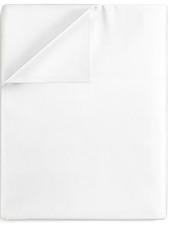 Cal King Size Flat Sheet Hotel Quality Top Bed Sheet Soft Breathable White