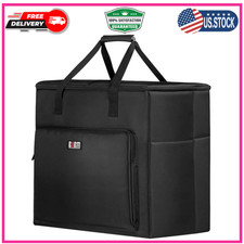 BUBM Desktop Computer Carrying Case, Padded Nylon Carry Tote Bag for Transpor...