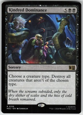Kindred Dominance Commander: Marvel Super Heroes 156 NM R