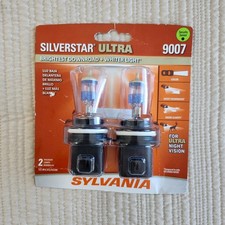 9007 Sylvania Silverstar Ultra Headlight Bulbs Twin Pack