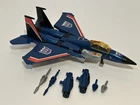 Vintage 1984 G1 Transformer Decepticon Jet: Thundercracker with Accessories