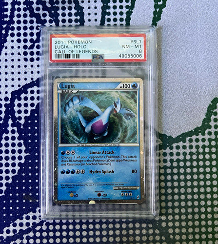 2011 Pokemon TCG Lugia SL7 Call of Legends Shiny Holo Rare PSA 8