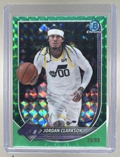 Jordan Clarkson 2025 Bowman #BCV-190 Green Geometric Refractor Chrome /99