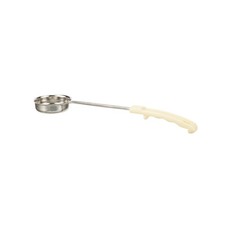 Browne 5743P 3 oz Beige Perforated Portion Spoon