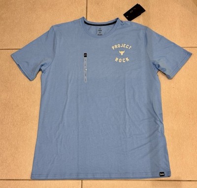 NWT Men s Size L Under Armour Project Rock 7 Short Sleeve T Shirt 1386878 $35