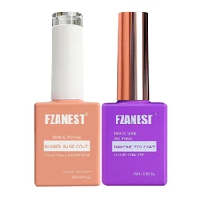 TPO HEMA-Free Rubber Builder Gel Base & Diamond Top Coat Nail Set