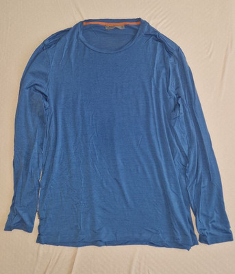 Icebreaker Langarmshirt Longsleeve Gr. L * Sphere II azul hellblau  ''Cool-Lite''