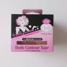 Hollywood fashion secrets body contour tape for Medium skin tones