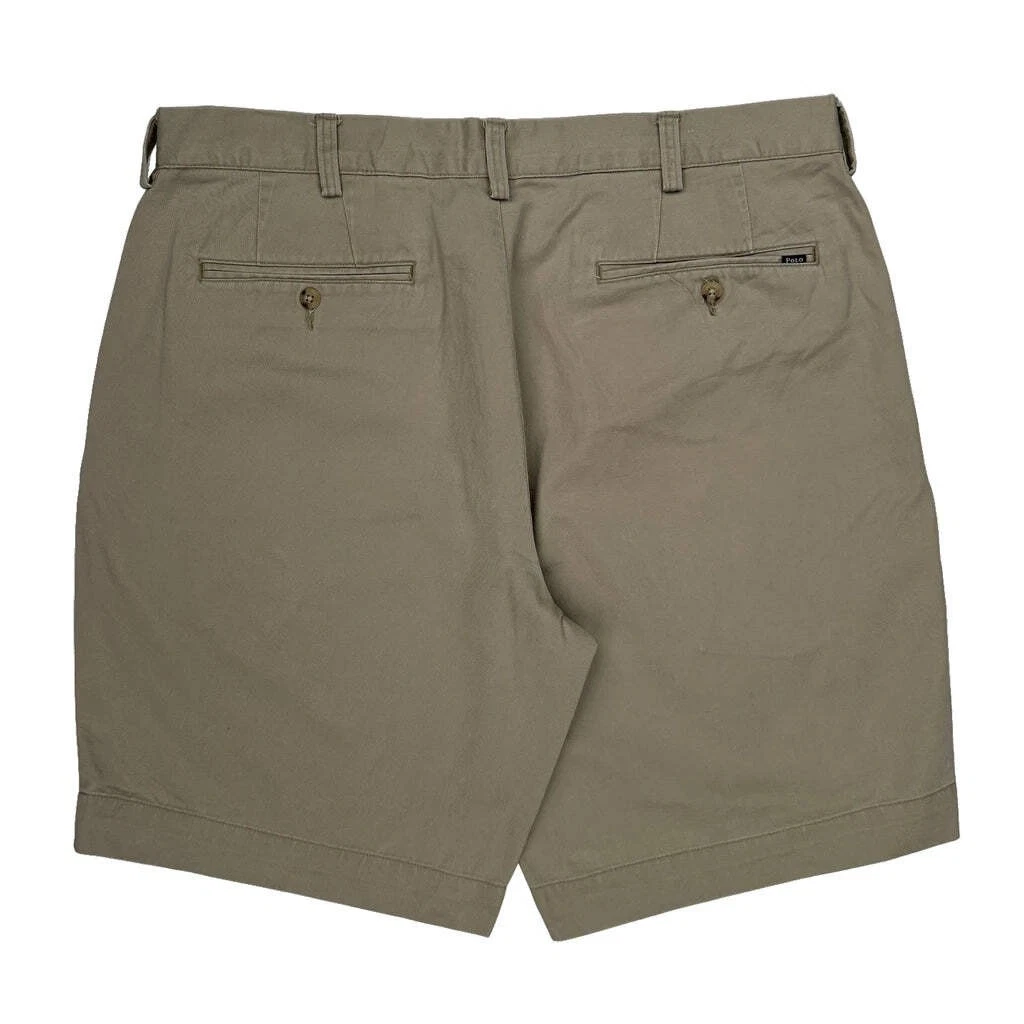 Polo By Ralph Lauren Chino Shorts - 36W 8L Khaki Cotton
