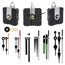 3PCS DIY Quartz Clock Movement Mechanism Kit Silent Sweep, for Wall Clock Repair
