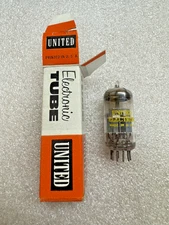 NOS NIB Amperex 6DJ8 ECC88 Large Halo Getter Holland 6922 CCA