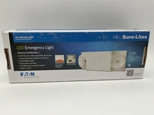 LED Emergency Lights for Business, Self-Diagnostics, 2-Head Fixture