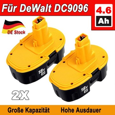2X 18V AKKU Für Dewalt DC9096-2 XRP DW9096 DE9095 DE9503 DC9098 Ni-Mh Batterie