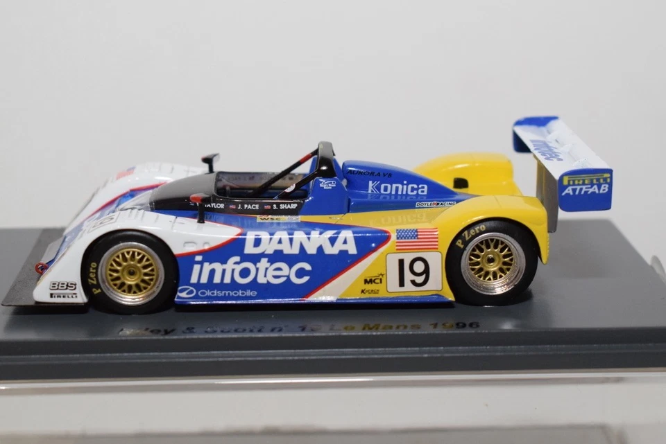 B84 1:43 SPARK SCRS09 RILEY & SCOTT #19 LE MANS LM 1996 SIN USAR, EN CAJA Foto 3 de 4