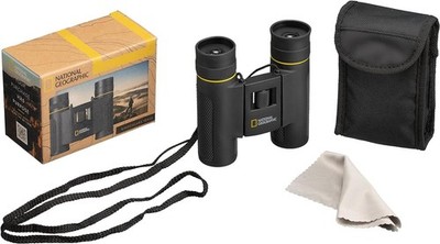 National Geographic 9025200 - Fernglas 10x25, 10-fache Vergrößerung, Taschenfern