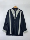 Other Brands SELECTED by kelin Long-Sleeve Shirt M Polyester BLK Plain RN69435