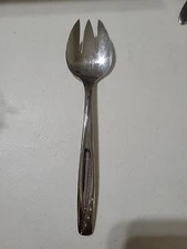 International LAWNCREST Cold Meat Fork Stainless Rogers Cutlery USA Silverware