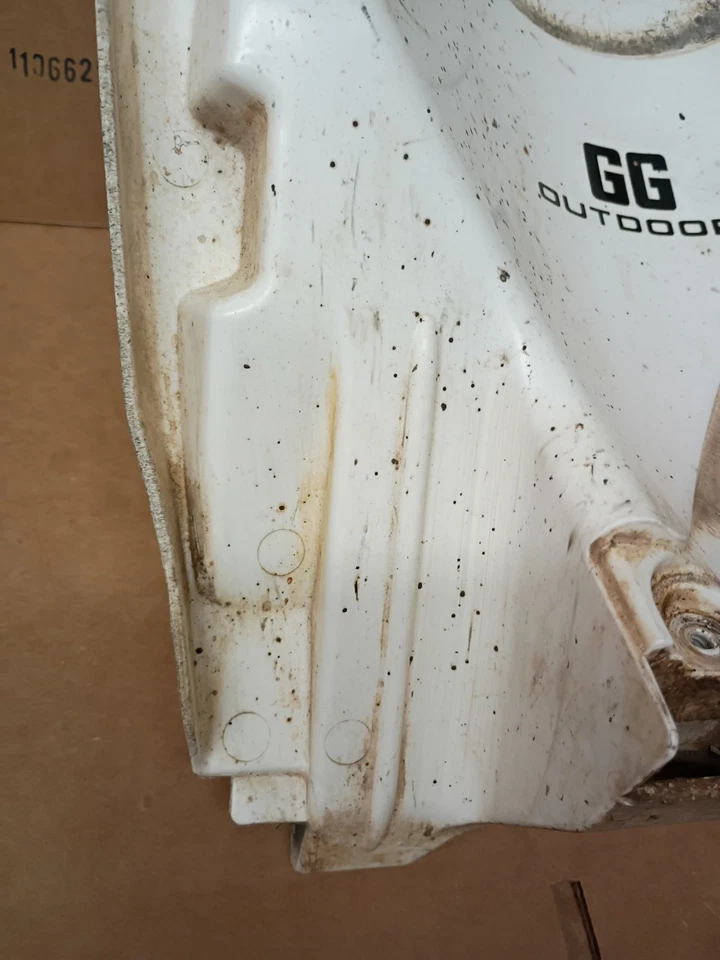 KTM 450 SX-F SXF 2017 guardabarros interior caja de aire inferior blanco 7900600100028 Foto 4 de 4