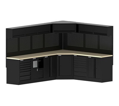 FEISTOS EOS Blackline 33 Werkstatteinrichtung L Form Werkstattschrank mit