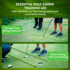 Green Golf Alignment Sticks 2 Pack- Collapsible Golf Practice Rods for Aiming — photo 6