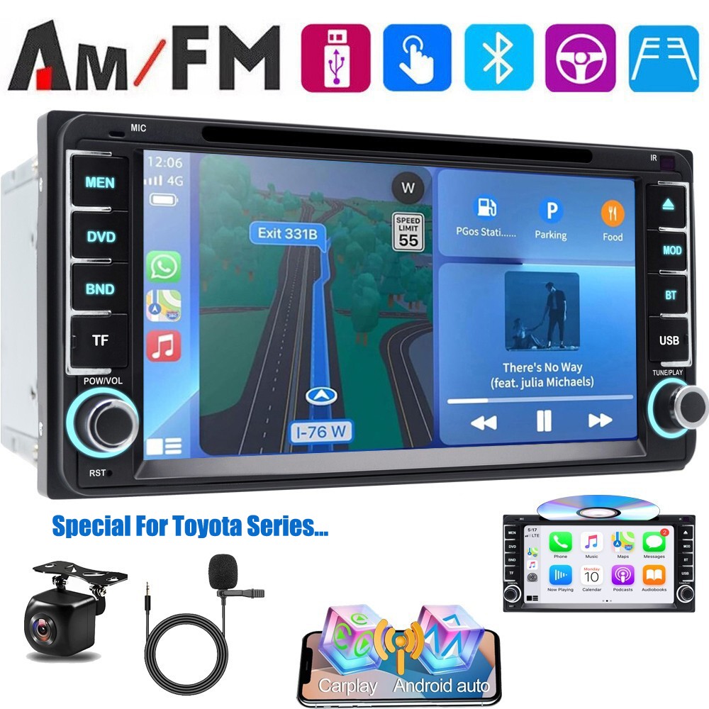 With Carplay For Toyota