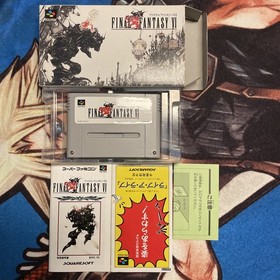 Final Fantasy VI 6 Super Famicom SFC Japan import +Box Manual CIB US Seller