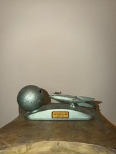 Vintage Rare Shoot The Moon Strato Bank State Bank Promo Mechanical Coin Bank