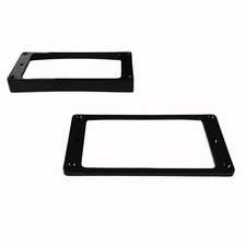 Allparts Humbucker Pickup Rings Set Curved - Black       
