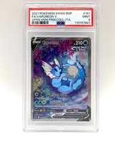 Carta pokemon Vaporeon V SWSH181 Black Star Promo set Spada e scudo PSA 9 ITA