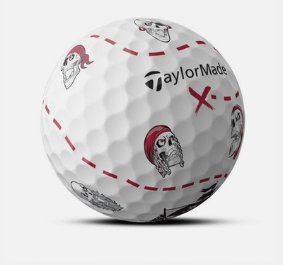 Taylormade TP5x Pix Pirates 1 Golf Ball Single Ahoy Shiver Me